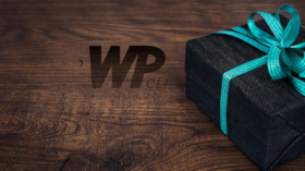 Abstract design with the wp-cli logo